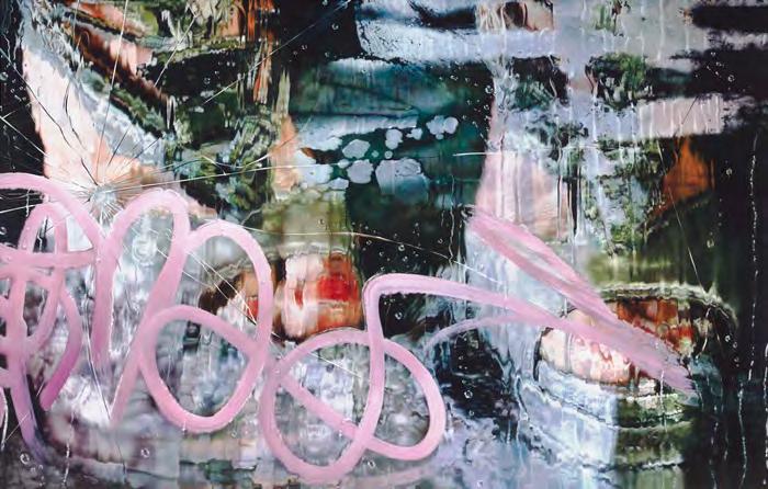 Marilyn Minter, Big Breath, 2016, enamel on metal. COURTESY THE ARTIST AND SALON 94, NEW YORK And bras. Yeah. I didn t start to wear one until I turned 50, because I didn t need to.