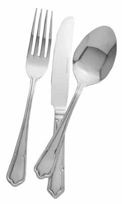 CUTLERY Utopia For a complete list of products, visit All prices shown indicate price per box Economy Table Fork F00103 Box of 12 3.