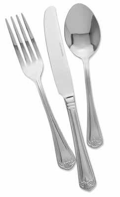 CUTLERY Utopia For a complete list of products, visit All prices shown indicate price per box Kings Table Fork