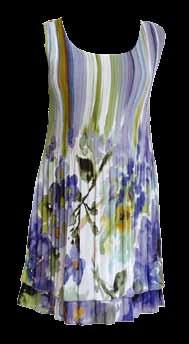 ARCTIC SPRING SZ33809 Peplum Dress in Iris