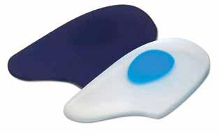HEEL MANAGEMENT Proven Relief of Heel Pain GelStep Heel Cups with Soft Spur Spot Proven most effective in clinical trials. Dual durometer cushioning.