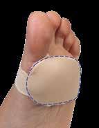 interchangeable for right or left foot Visco-GEL Silicone