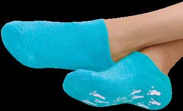 Safe to wear around the house while feet get super soft!