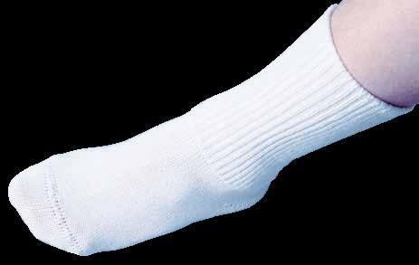 bunch Buried toe seam SeamLess OverSized Socks No Ridge toe seam Same features as the Everyday socks, plus extra-wide tops stretch comfortably over enlarged feet,