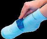 #6581-S #6581-M #6581-L NatraCure Cold Therapy Socks Targeted Cold