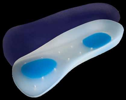 PREFORMS ORTHOTICS GelStep Silicone Insoles & Orthotics Exclusive fabric top-covers make these more comfortable!