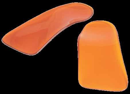 UCBL Heel Stabilizer Preforms Orthotics Semi-rigid Subortholene construction, extra deep heel cups, high lateral and medial flanges