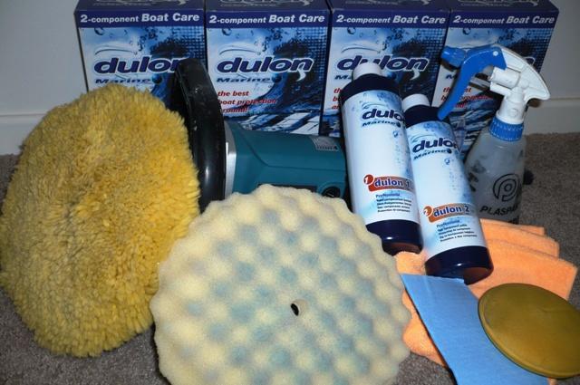 Step 4 You will need the following:- Variable speed buffing machine White foam waffle pad or yellow wool polishing pad Spray bottle with water Clean microfibre cloth Dulon 1 & 2 Kit Bucket of clean