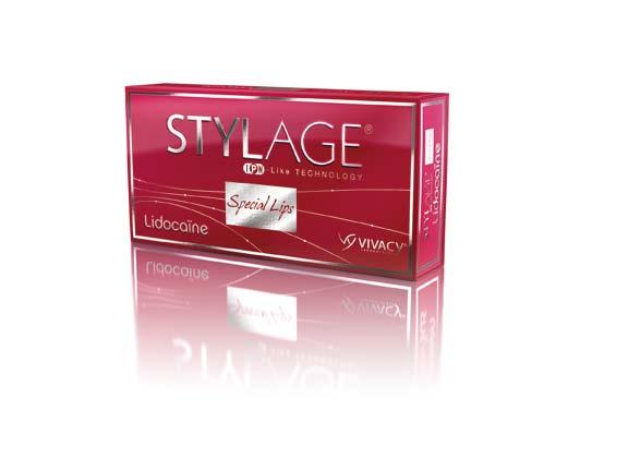 EXCLUSIVE «SPECIAL COFORT» RANGE STYLAGE Lidocaine reduces discomfort at the moment of the injection whilst providing skin smoothing, powerful antioxidant rehydration.