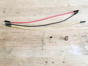 Build the sensor harness with three of the jumper wires.