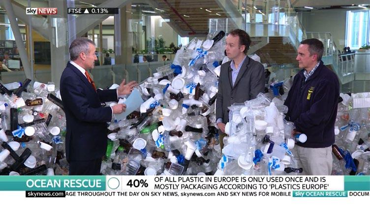 4 months worth of plastic waste was used to create an