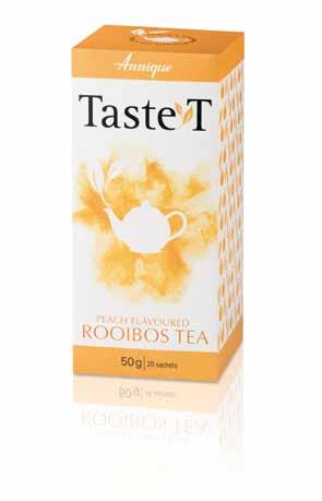 tea. Peach Flavoured Rooibos Tea 50g R59 AE/08363/17 Strawberry Flavoured