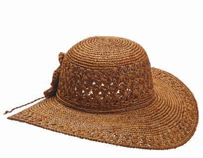Sweat) Minimum: 4 Handmade CR212-ASST Shape: Sun Hat Material: Crocheted Raffia