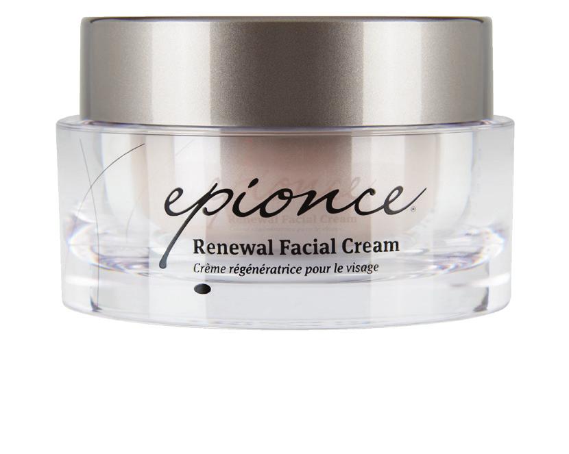 Epionce Products: Renew & Fortify Renewal Facial Cream Hydrates and strengthens the skin barrier while reducing the visible signs of aging Skin Type: Dry/Sensitive Skin Ingredient Technology: BR AI