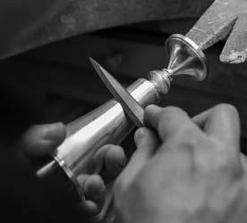 Our craftsmen share their hundreds of years of experience producing silver pieces of unrivalled
