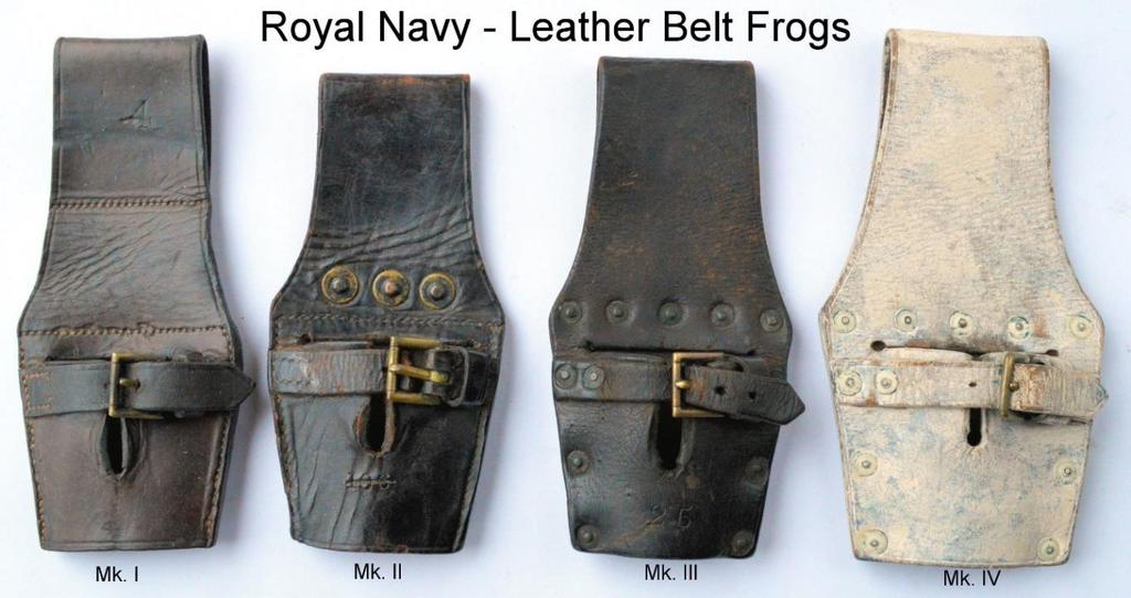 Royal Navy bayonet belt frogs If you re set on acquiring examples of regulation pattern bayonet belt frogs as issued to the Royal Navy, you re in for a real hunt.