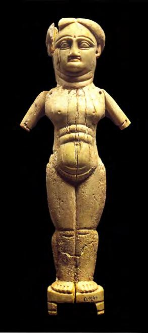 Image 5 Female figurine, before 145 b c e. Afghanistan; Ai Khanum, sanctuary, temple with niches. Bone. National Museum of Afghanistan. Who is represented here?