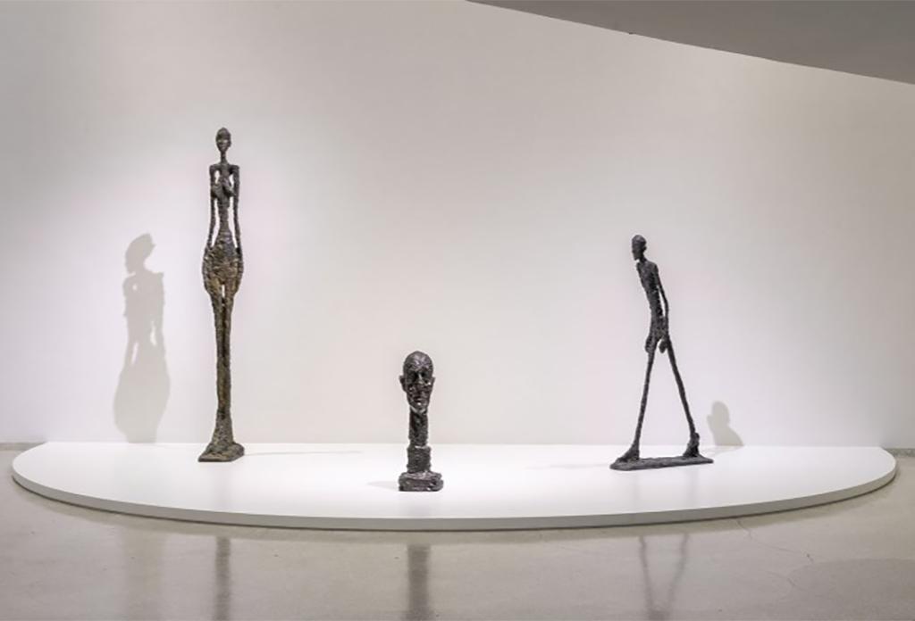 Guggenheim Museum, New York, revealing how Swiss sculptor, painter, draftsman and printmaker Alberto Giacometti (1901 1966) dramatically turned