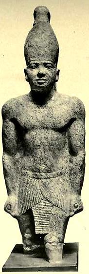 - The second example is a granite statue for King Teti, the founder of the 6 th Dynasty (2345-2333 BC) in display in the Egyptian Museum at Cairo and shown in Fig.28 [44].