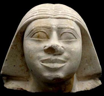 The King is putting his hands on his chest, holding two objects in his palms and wearing the White Crown of Upper Egypt. Fig.29 Statue of King Pepi I from the 6 th Dynasty [45].