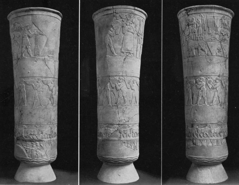 Uruk (Warka) Vase, 3300 3000 B.C.