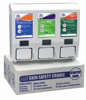 Mobile Skin Care Our unique Mobile Skin Care System fits conveniently inside vehicles or mobile work cabins where access to running water may be restricted.