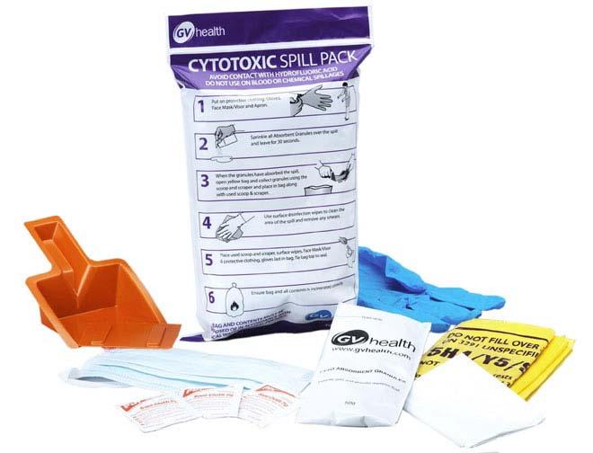 MJZ015 Manufacturers Product Code: CYZ001 Cytotoxic Spill Pack (Single use pack) - for the rapid and safe way to deal with spillages of cytotoxic drugs.