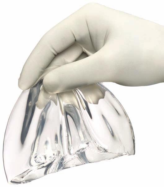 A Picture is Worth A Thousand Words We have cut a MemoryGel breast implant in half to demonstrate how the gel