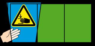 2.2.4 Fold&Slide hardware Safety relevant symbols Symbol Danger of injury through trapping of body parts in the