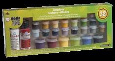 pots of trend colors 365 Dimensional Starter Set Dimensional paint for outlines, borders and lettering in an easy-touse writer-tip bottle.