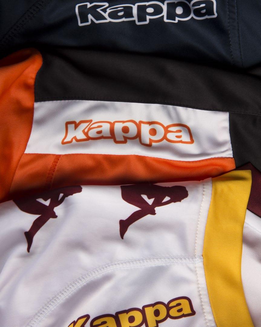 Kappa provides the opportunity to look like a professional team with sublimated shirts and shorts which can showcase
