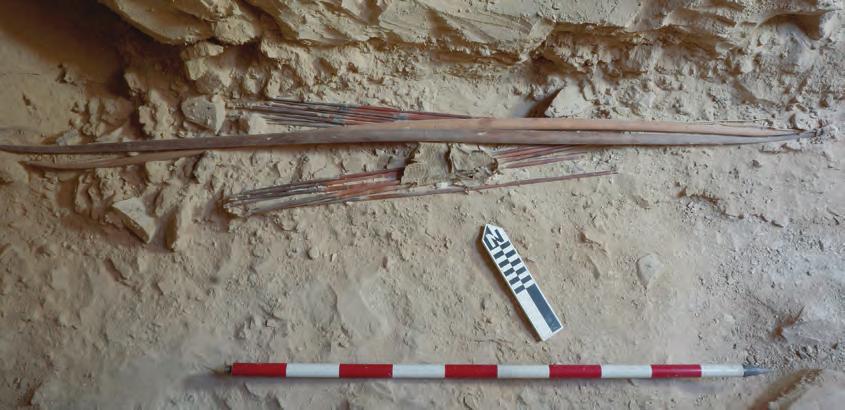 An archery set from Dra Abu el-naga Even a looted burial can yield archaeological treasures: David García and José M.