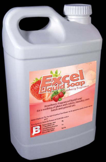 Excel Liquid Soap Excel Liquid Soap is a general purpose detergent produced