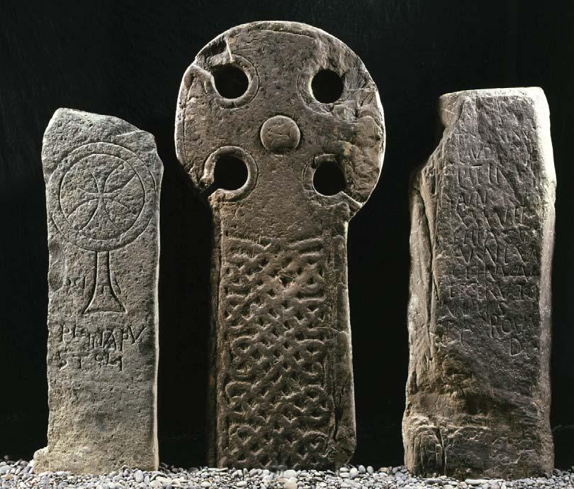 Figure 8 Sculptures from Whithorn, Dumfries and Galloway, include evidence for the earliest documented Christians in Scotland, from the 5th century AD.