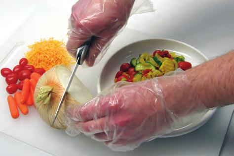 Polyethylene Products AMBITEX Poly Gloves AMBITEX Cast Poly Gloves AMBITEX Poly Aprons AMBITEX Poly Sleeves Economical solution for preventing bare hand contact with ready-to-eat foods Better tensile
