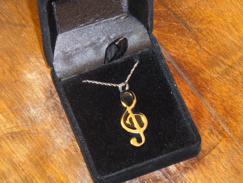 Necklace;Music Note Keepsake/Sharing Music note shaped; cremation jewelry