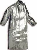 PROTECTION FROM THE HEAT! Aluminized, heat-reflective garments are specifically designed for working safely and comfortably in extreme thermal environments.