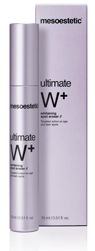 ultimate W + - whitening spot eraser // whitening spot eraser// Targeted action on age and dark spots Ultra-concentrated treatment with whitening effect recommended for local action on