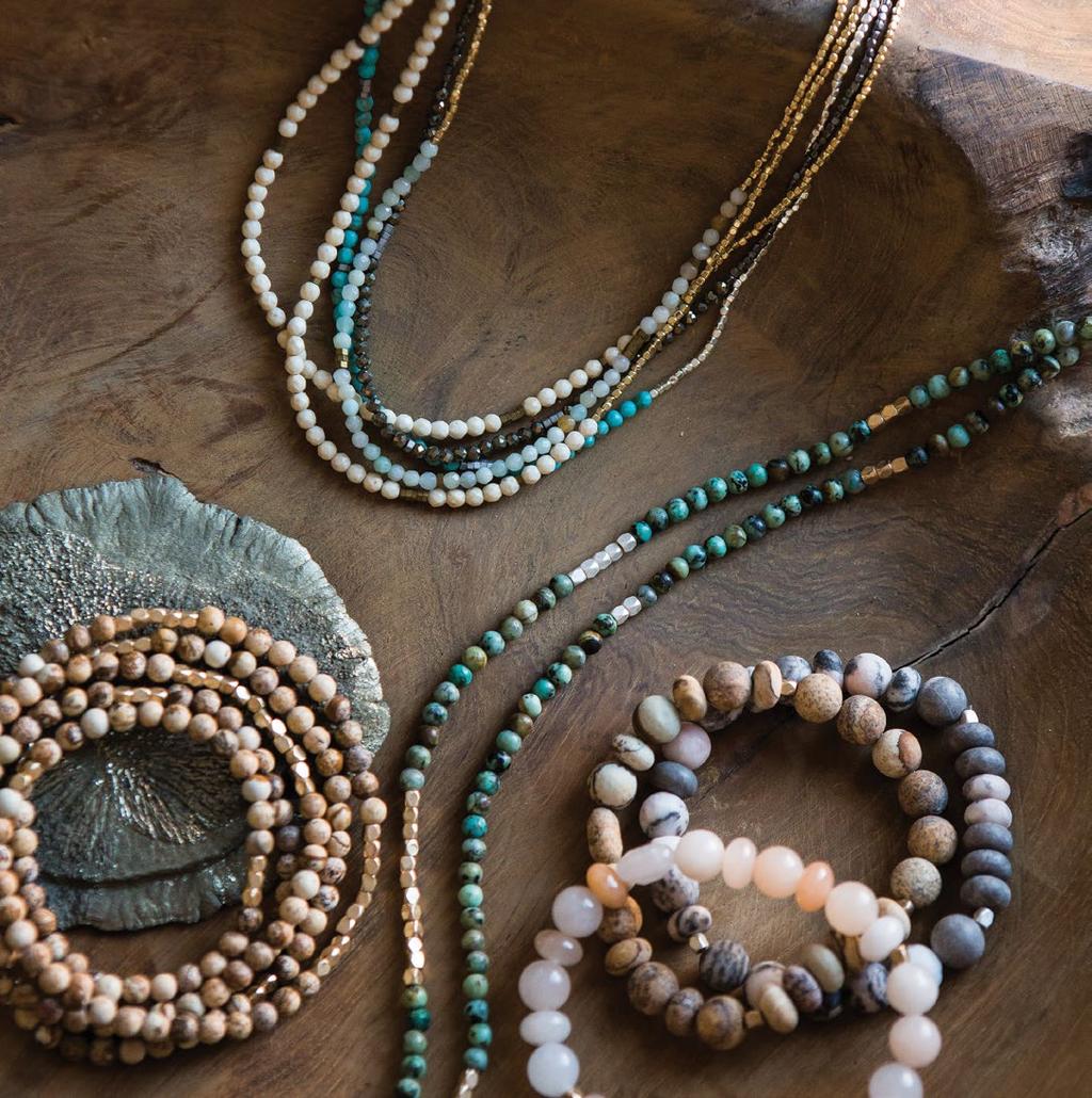 New Items & Colors! STONE COLLECTION Tap into the energies of the earth.