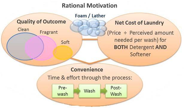 RATIONALE MOTIVATION Rational Motivation - What they expect from the product Consumers want : a) Thorough Visible & Invisible cleaning b)