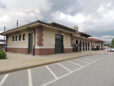 The first Westerly railroad station opened in November 1837, for the New York, Providence, and Boston Railroad. In 1872, it was superseded by a new railroad station on the current site.