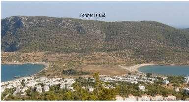 Fig. 8: Ovac k tombolo (Silifke). harbours and there are broad beaches on the coasts of issues of some tombolo areas, to protect them under a these bays (Fig. 8).
