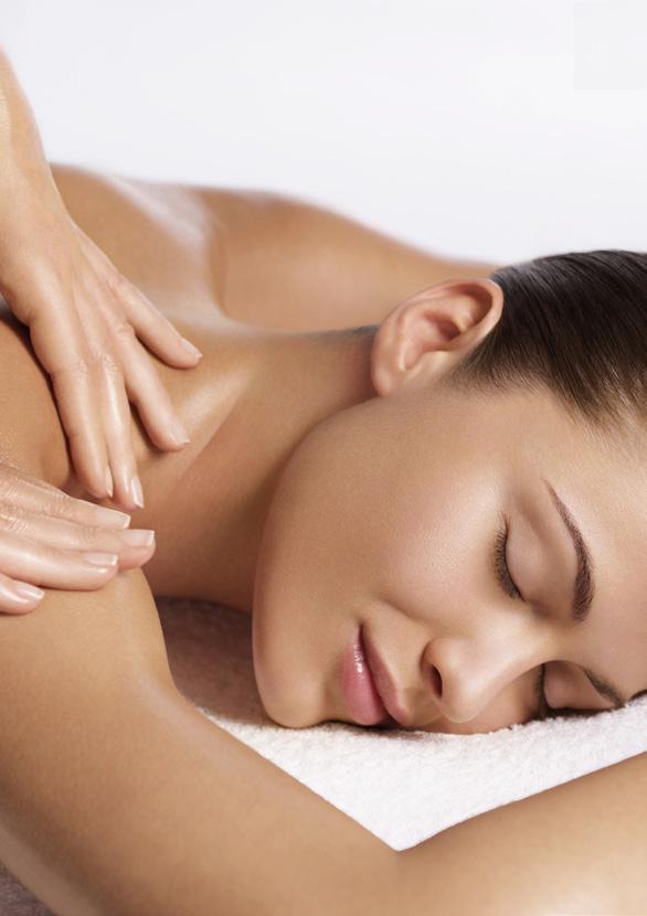 02 Body Massage A firm massage to ease muscle tension and relieve stress, improves circulation, flexibility and relaxation. Full body massage 60 minutes 61.