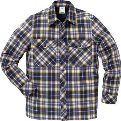 QUILTED FLANNEL 557 539 BUILDING & CONSTRUCTION LINED FLANNEL SHIRT 7445 LF Article no 110077 Fully lined, checked flannel shirt / Snap fastening / Slit in side seam for
