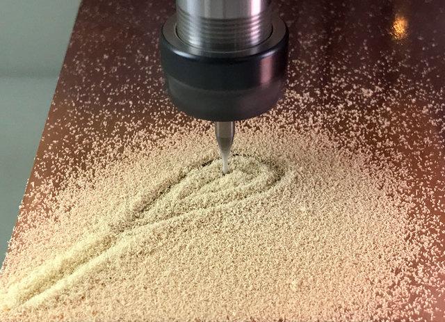 Connect power and USB to your milling machine and begin the milling process from