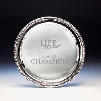 A. Round Silver Tray with Free Plate Stand #NK2357 6 dia...$14.95 B. Silver Oval Tray #NK2392 8.5 h x 12.5 w...$23.95 6.5 h x 9 w...$19.95 C.