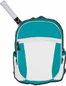 Backpack also has a large main compartment with an organizer for accessories, comfortable half-moon shaped back straps and side pockets. 6...$13.95 36...$12.95 12...$13.45 N. O. P. M.