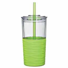 Tennis Sport Cup #NKC233 Clear 20 oz cup comes with 3D formed tennis ball base. FREE set-up! 50...$4.95 100+...$4.25 D. Riptide Tumbler #NKC230 20 oz.