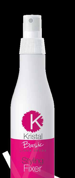 After styling mist onto hair from a distance of around 30 cm. STYLING FIXER Format: 500 ml / 16,90 fl.oz.