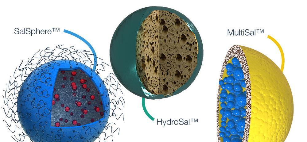 SalSphere Designed specifically for the cosmetic and personal care industries, SalSphere technology delivers functional where they will most effective. Submicron particles range in size from.